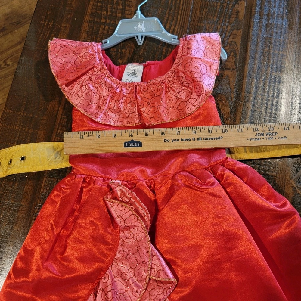 Disney Store Princess Elena Of Avalor Halloween Costume With Crown Girls Size 3 - Picture 3 of 9